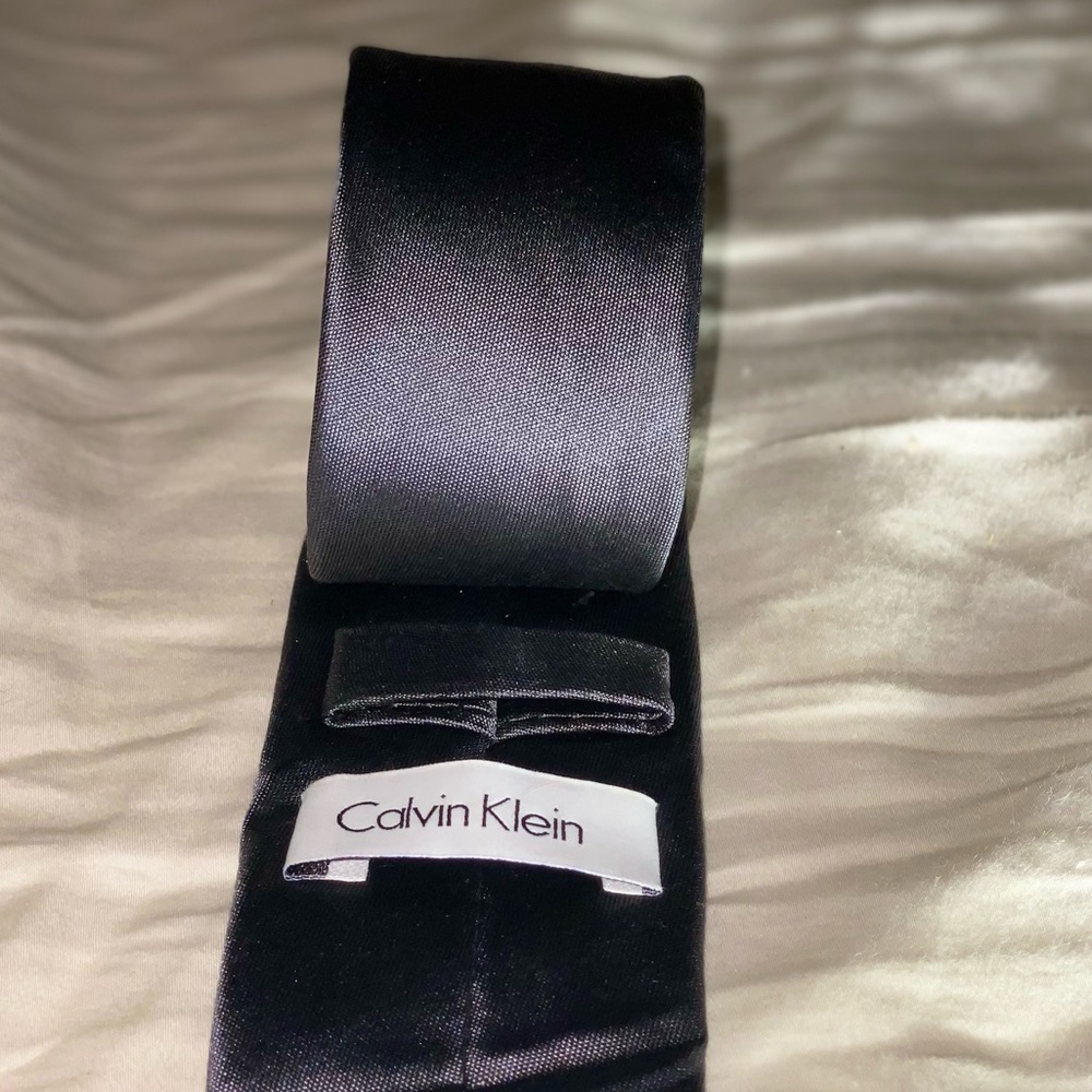 Calvin Klein tie dark grey